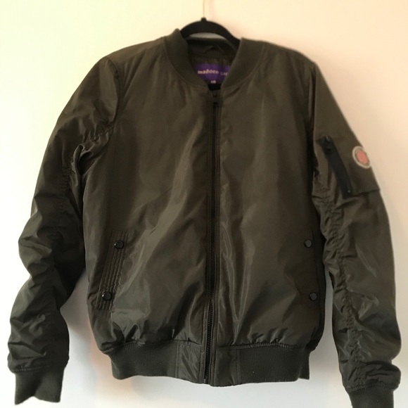 Madden Girl Green Jacket size Large in Juniors - Picture 2 of 7